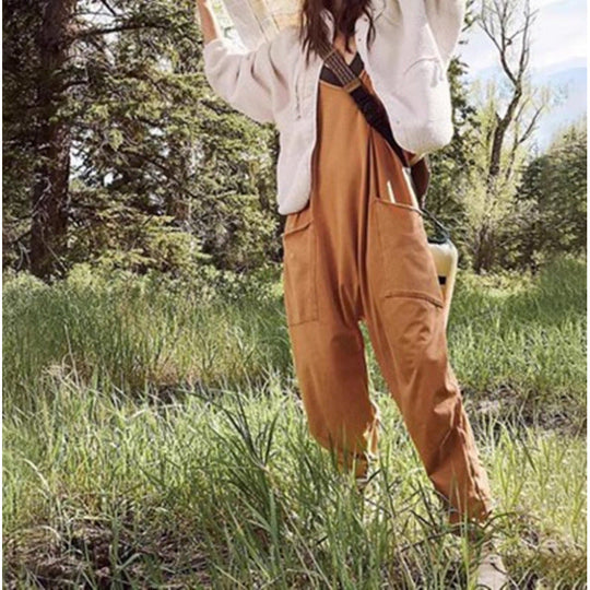 Damen Overall mit lässigem Schnitt und praktischen Taschen