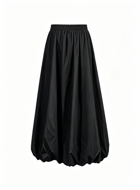 Damen Maxirock mit weitem Faltenfall und ballonförmigem Saum Shop Nory