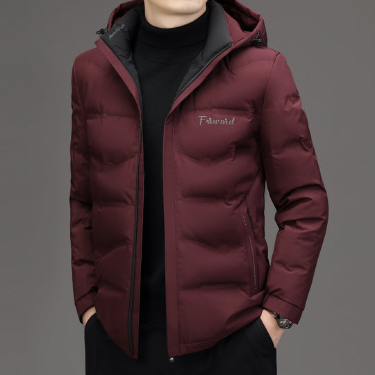Herren Steppjacke mit Kapuze und schlanker Thermofütterung Shop Nory