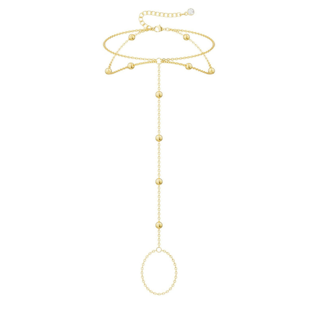 Damen Gliederkette mit funkelnden Zirkonia-Details Shop Nory