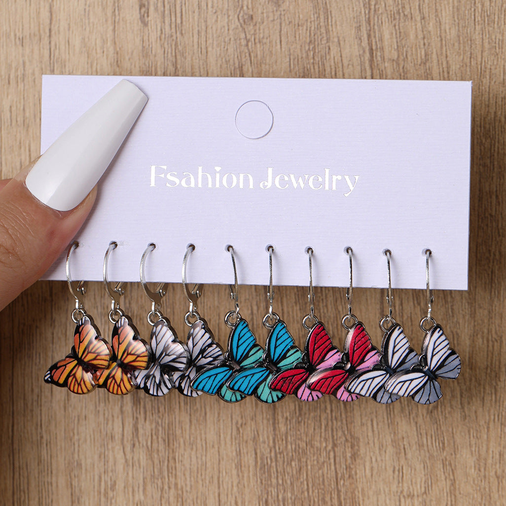 Damen Ohrringe im verspielten Schmetterlingsdesign Shop Nory