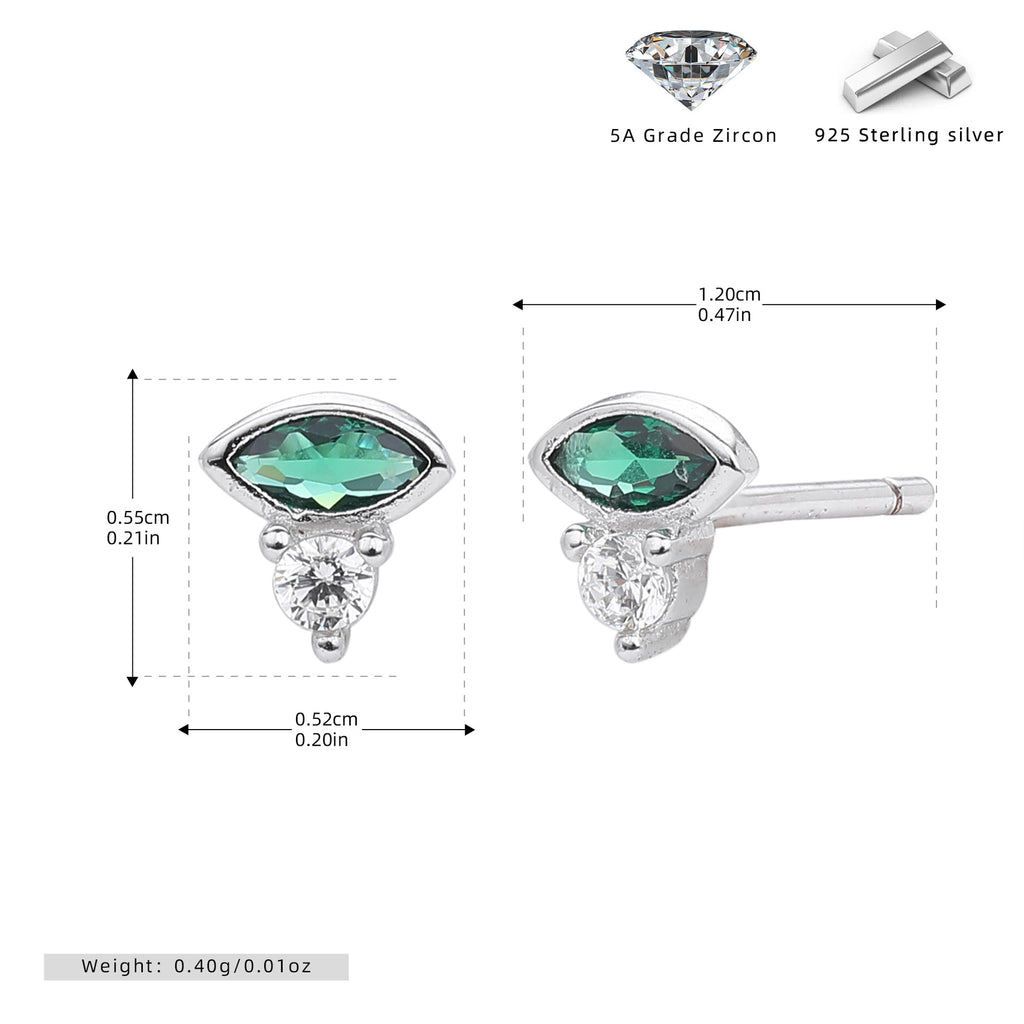Damen Ohrstecker mit schützendem Augenmotiv aus 925 Sterling Silber Shop Nory