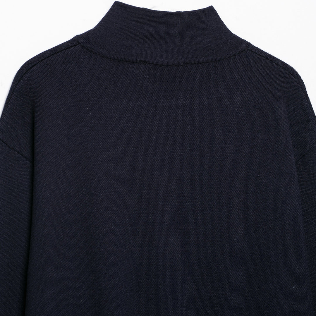 Damen Cropped Feinstrick-Cardigan mit Stehkragen, durchgehendem Reißverschluss und taillierter Ripppartie Shop Nory