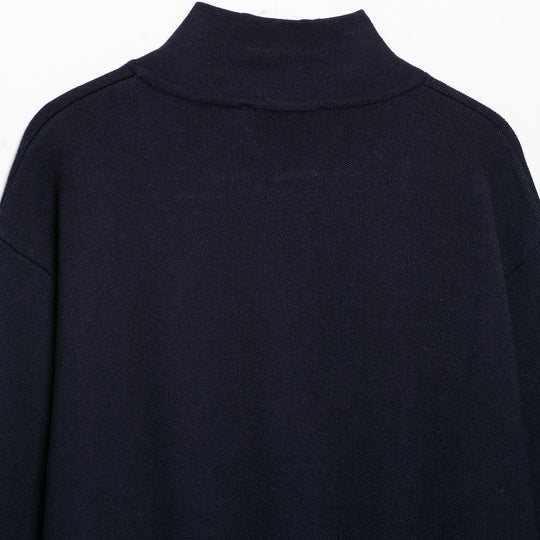 Damen Cropped Feinstrick-Cardigan mit Stehkragen, durchgehendem Reißverschluss und taillierter Ripppartie Shop Nory