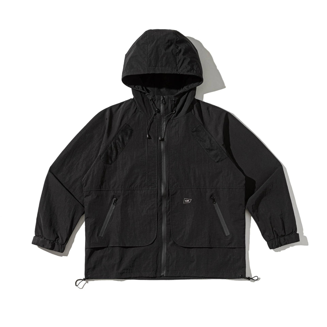 Unisex Technischer Parka mit Kapuze, Mesh‑Lüftungen und verstellbarem Saum Shop Nory