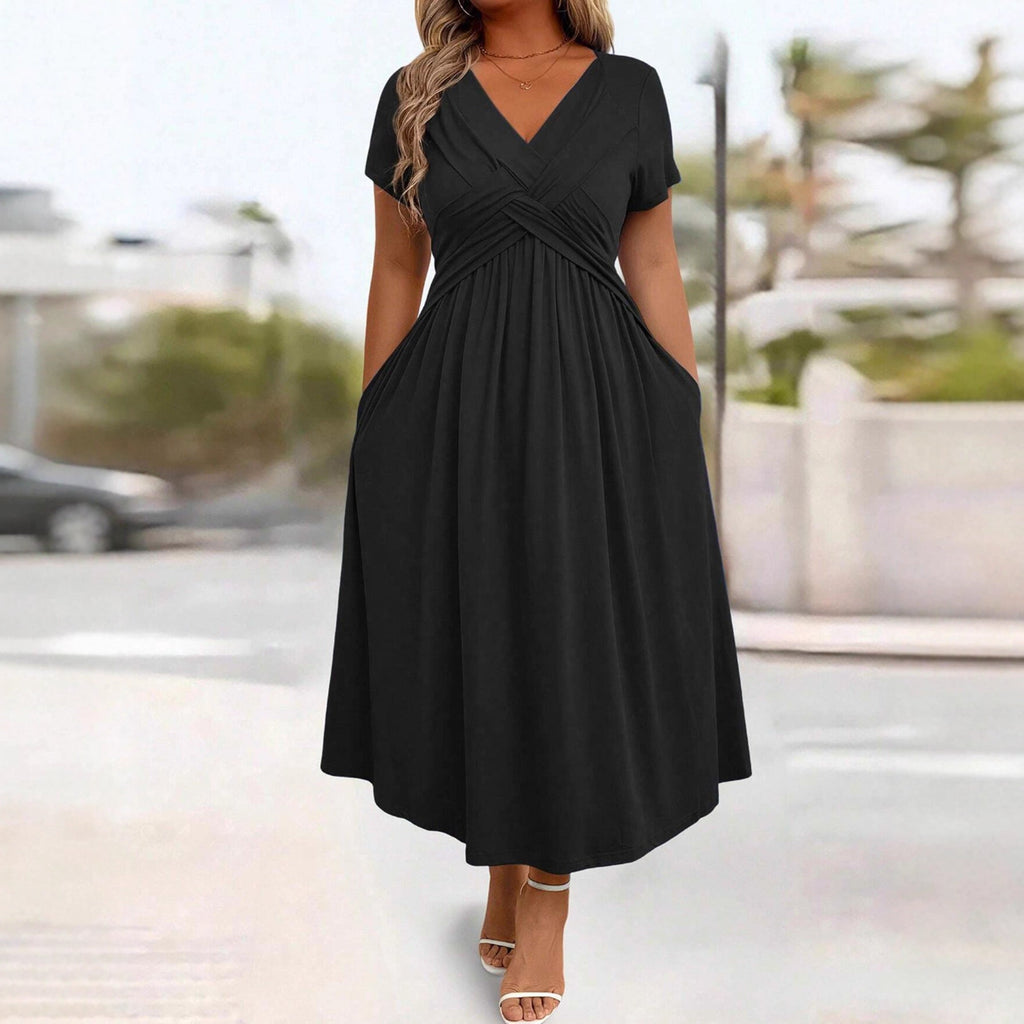 Damen lockeres Maxi-Kleid