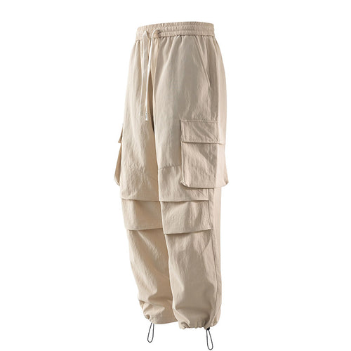 Herren Cargo-Hose mit elastischem Bund, Lagen‑Detail und Reißverschluss-Saum Shop Nory