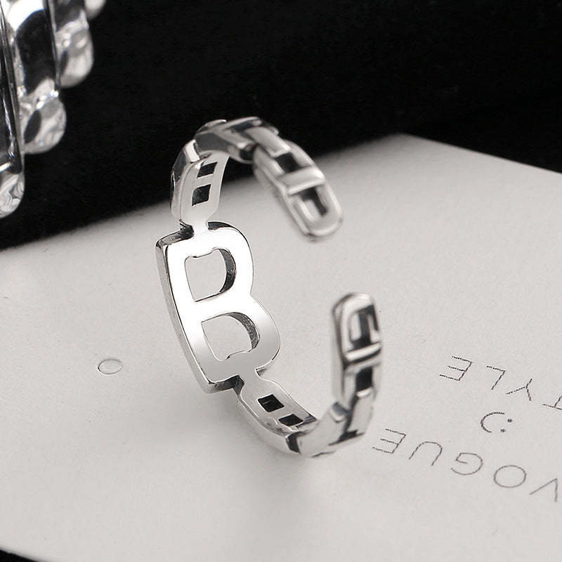 Damen Offener Ring mit modernem Design und einzigartigem Symbol Shop Nory