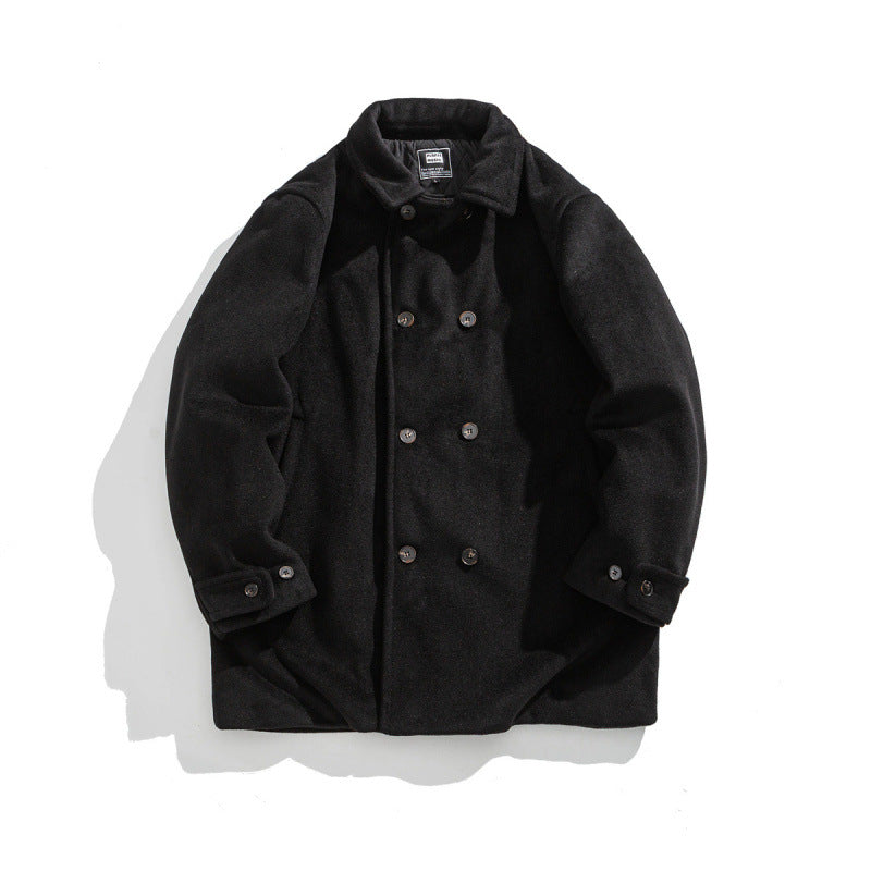 Herren Wollmantel mit gesteppter Thermo-Innenseite und Umlegekragen Shop Nory