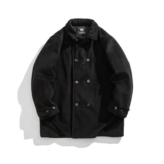 Herren Wollmantel mit gesteppter Thermo-Innenseite und Umlegekragen Shop Nory