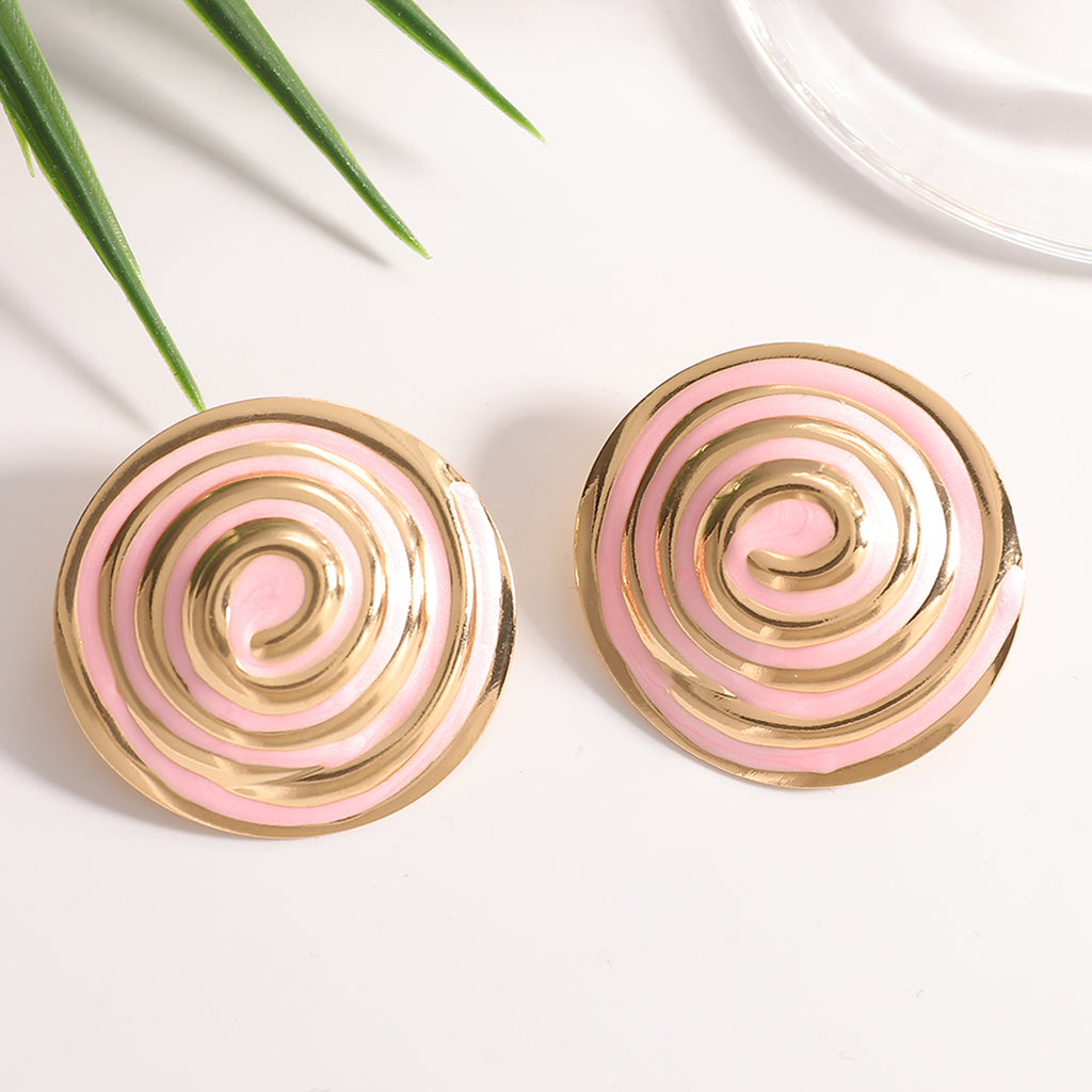 Damen Ohrstecker im eleganten Spiralen-Design Shop Nory