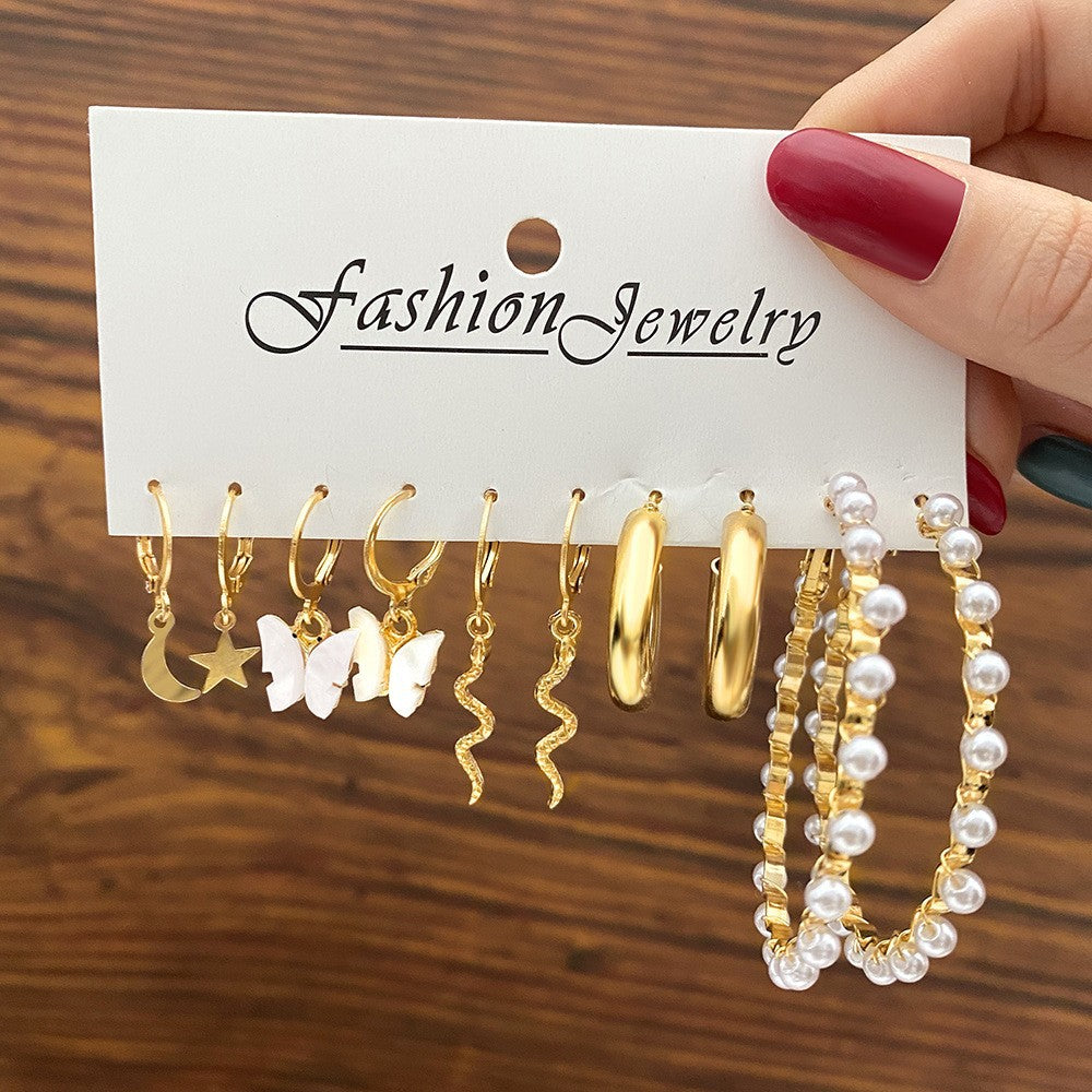 Damen Ohrringe Set mit abwechslungsreichen Designs und eleganten Akzenten Shop Nory