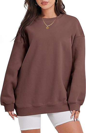 Damen nan extraweites Oversize-Sweatshirt mit überschnittener Schulter und angerautem Innenfutter Shop Nory