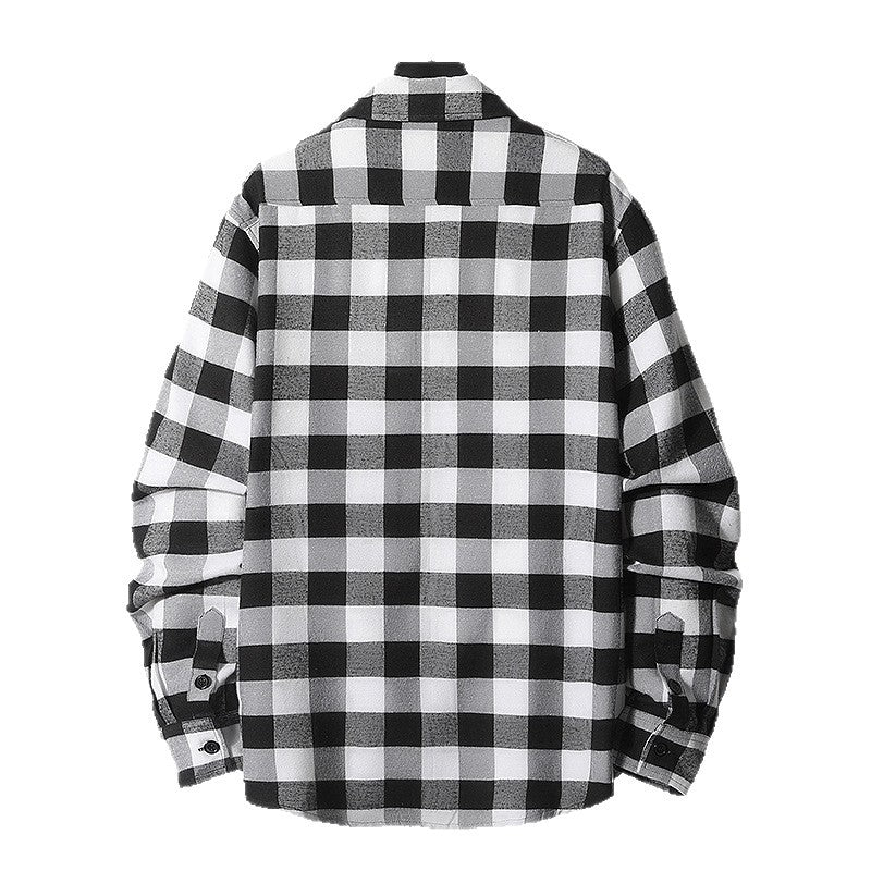 Herren Karo-Flanell-Hemdjacke mit Brusttaschen und relaxed Fit Shop Nory