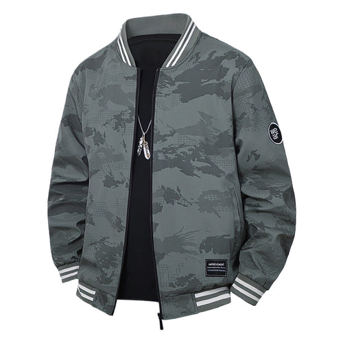 Herren Sportliche Bomberjacke mit kontrastierenden Details Shop Nory