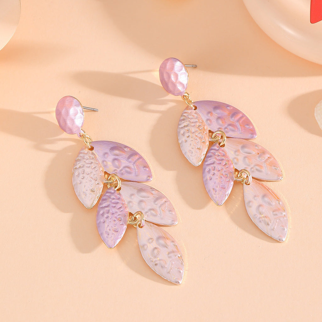 Damen Ohrstecker im floralen Design aus hochwertigem Metall Shop Nory
