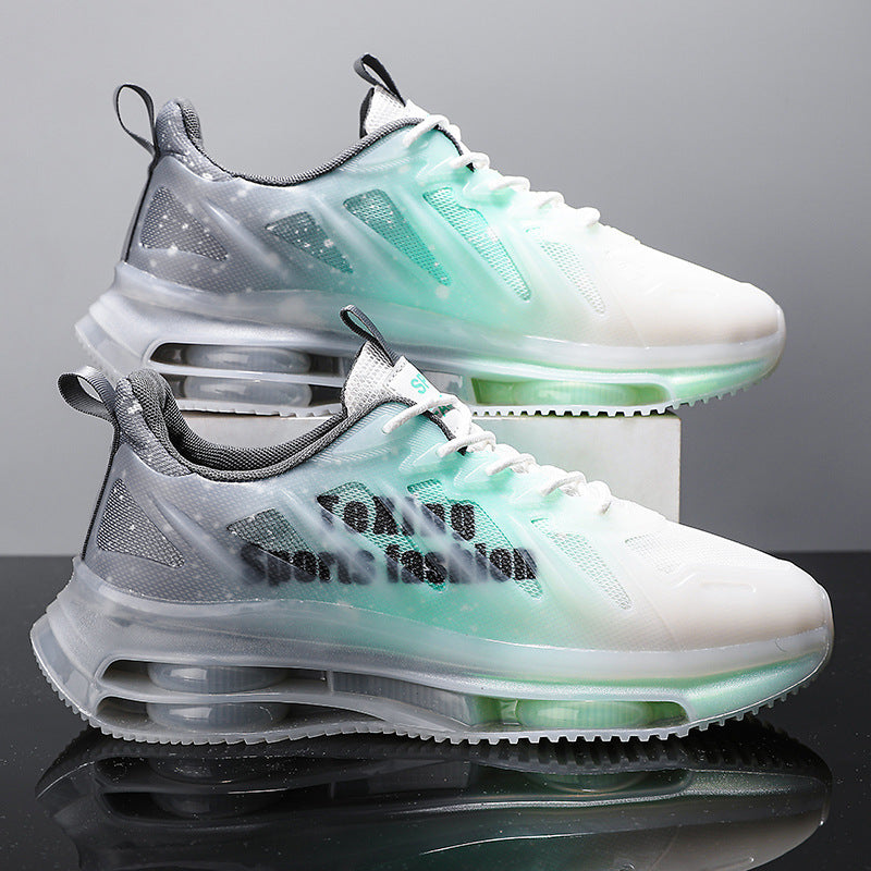 Herren Atmungsaktive Laufsneaker mit sichtbarer Luftkammer-Zwischensohle und gestricktem Mesh-Obermaterial Shopy Nory