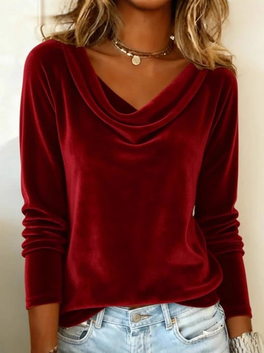 Damen elegante Viskose Bluse