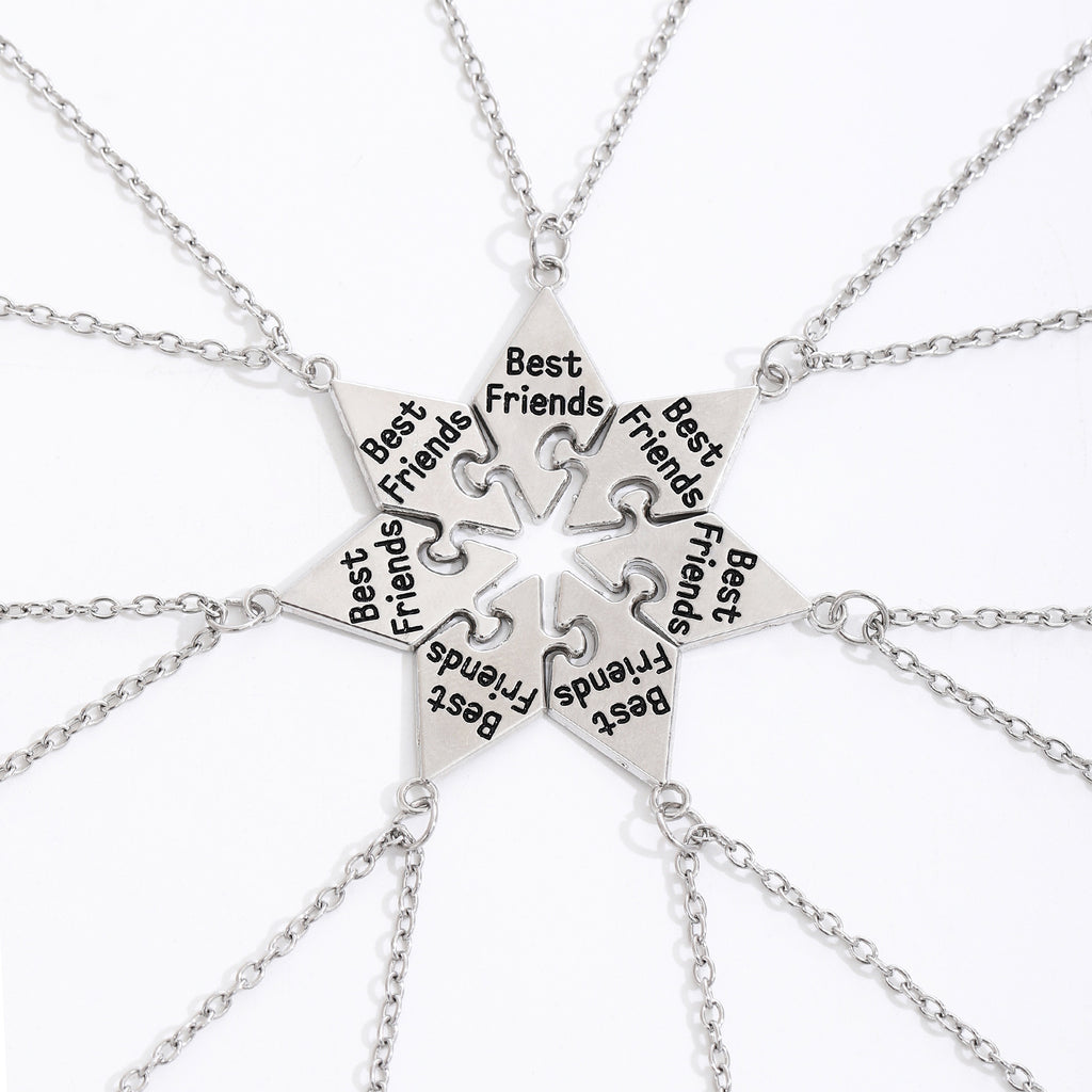Damen Freundschafts-Halskette im Puzzle-Design Shop Nory