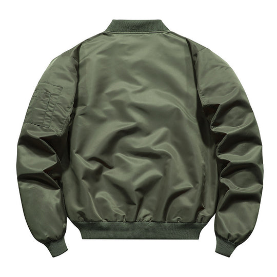 Herren Leichte Flieger-Bomberjacke mit wasserabweisender Shell und Kontrastfutter Shop Nory
