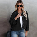 Damen gemütliche Waffle-Jacke