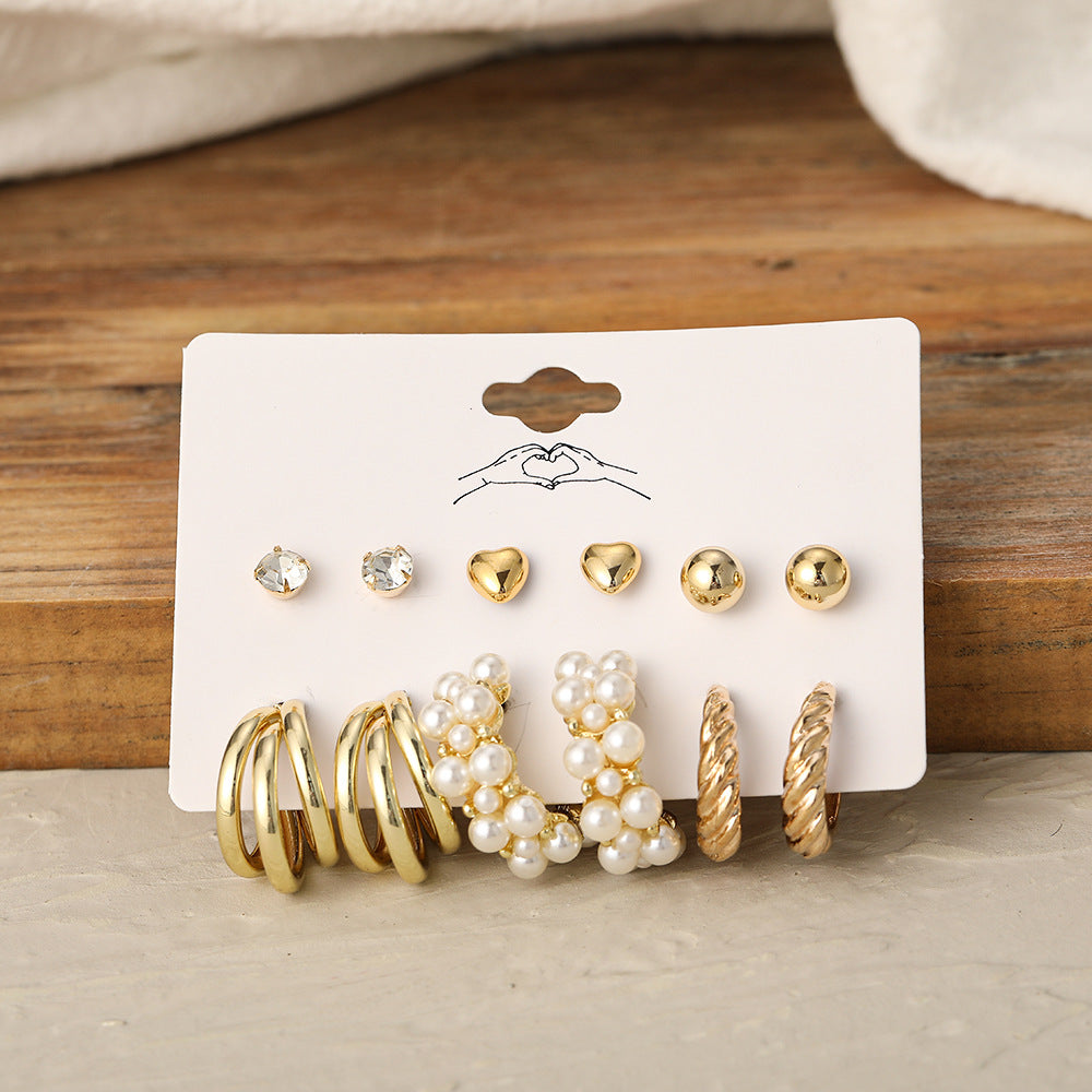 Damen Ohrringe Set mit kunstvollen Designs und eleganten Details Shop Nory