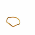 Damen Wellenförmiger Minimalistischer Goldring Shop Nory