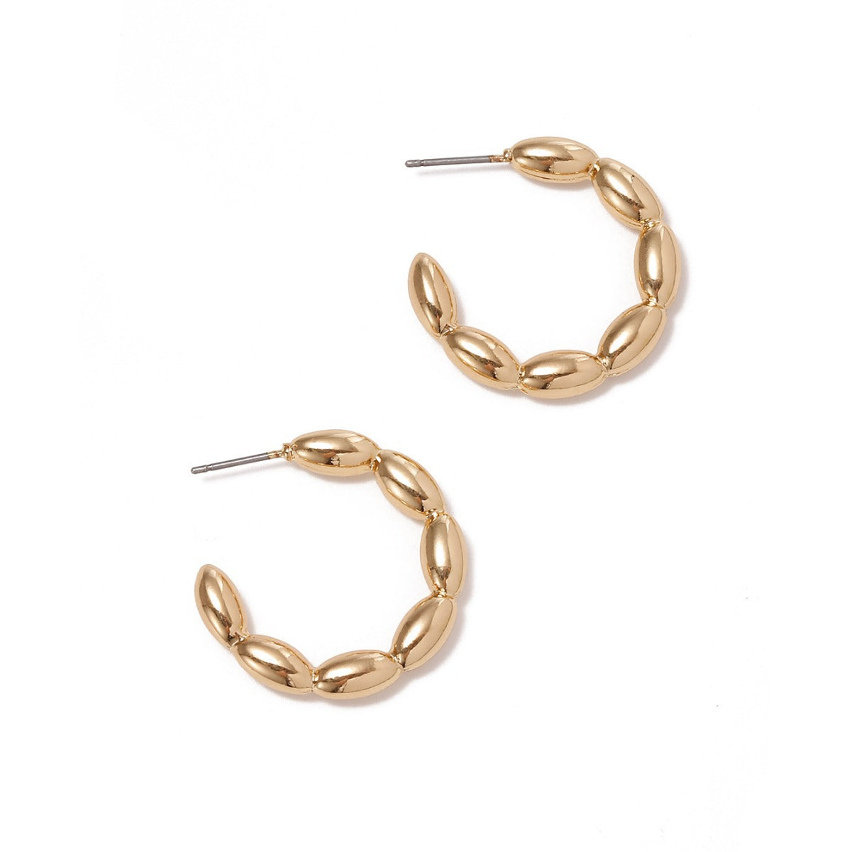 Damen Hängende Ohrstecker im eleganten geschwungenen Design Shop Nory