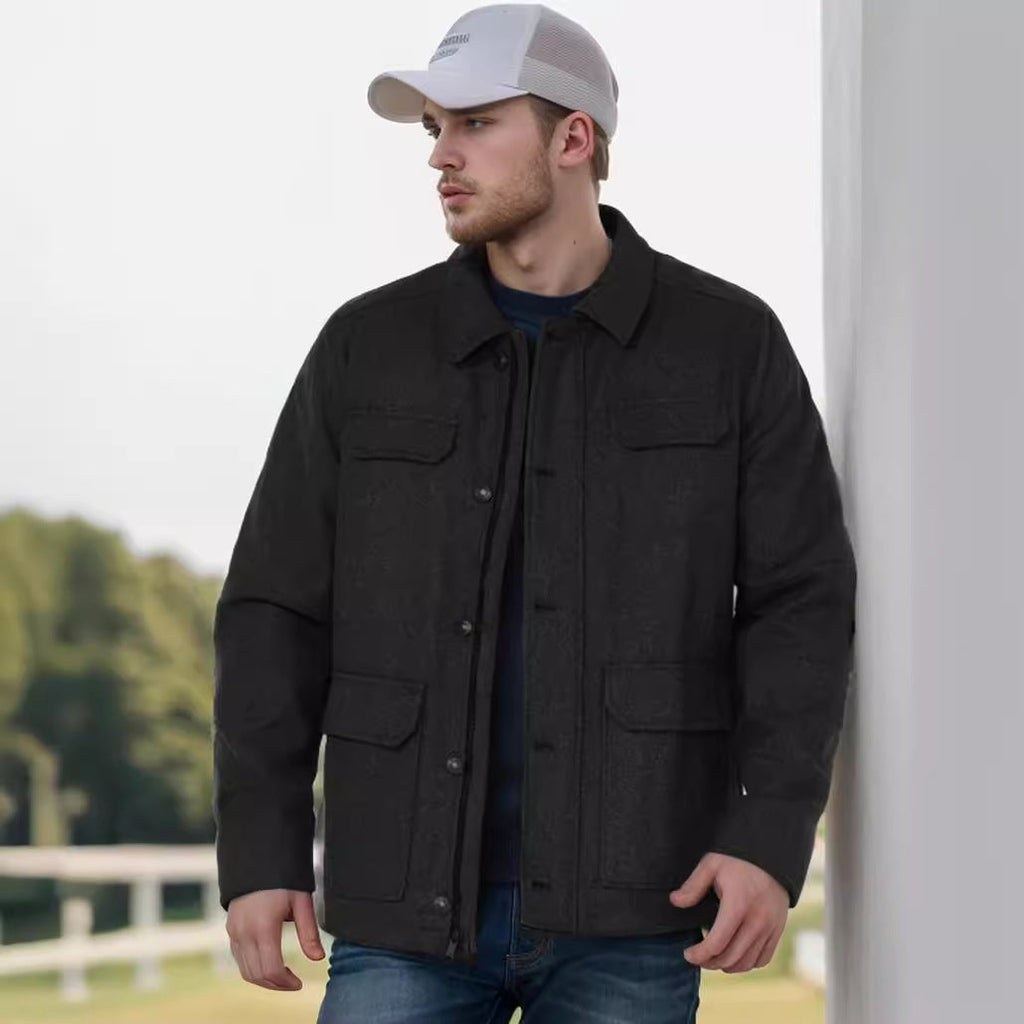 Herren lässige Flanelljacke