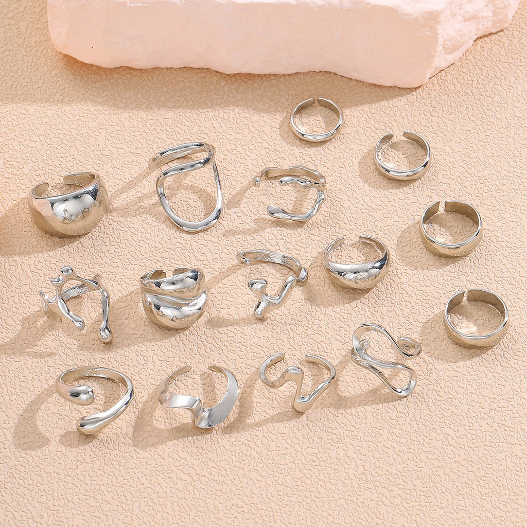 Damen Ring-Set mit stilvollen und einzigartigen Designs Shop Nory