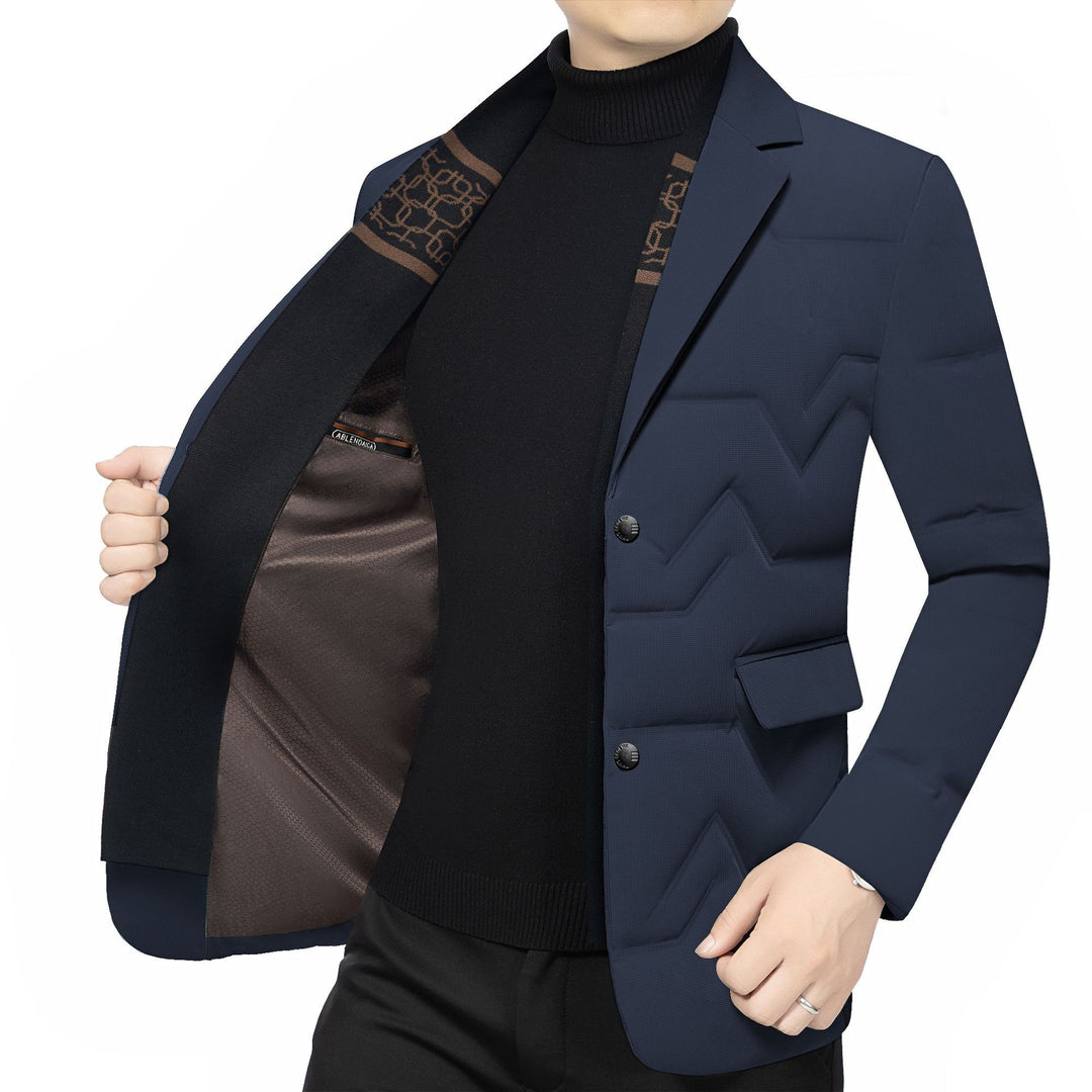 Herren Gepolstertes Business-Sakko mit gesteppter Optik und Notch-Revers Shop Nory