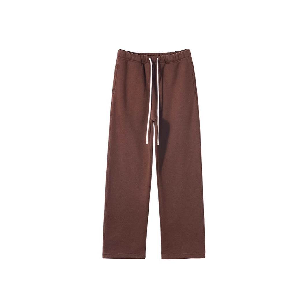 Damen nan weite Relax-Sweathose mit elastischem Komfortbund, kontrastierendem Kordelzug und geradem Bein Shop Nory