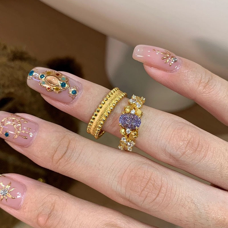 Damen Modischer Ring mit sommerlichem Design und bunten Akzenten Shop Nory