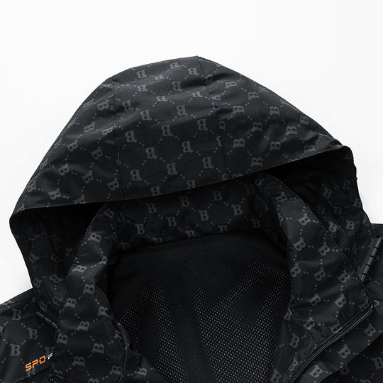 Damen Modische Wasserdichte Funktionsjacke mit Kapuze Shop Nory