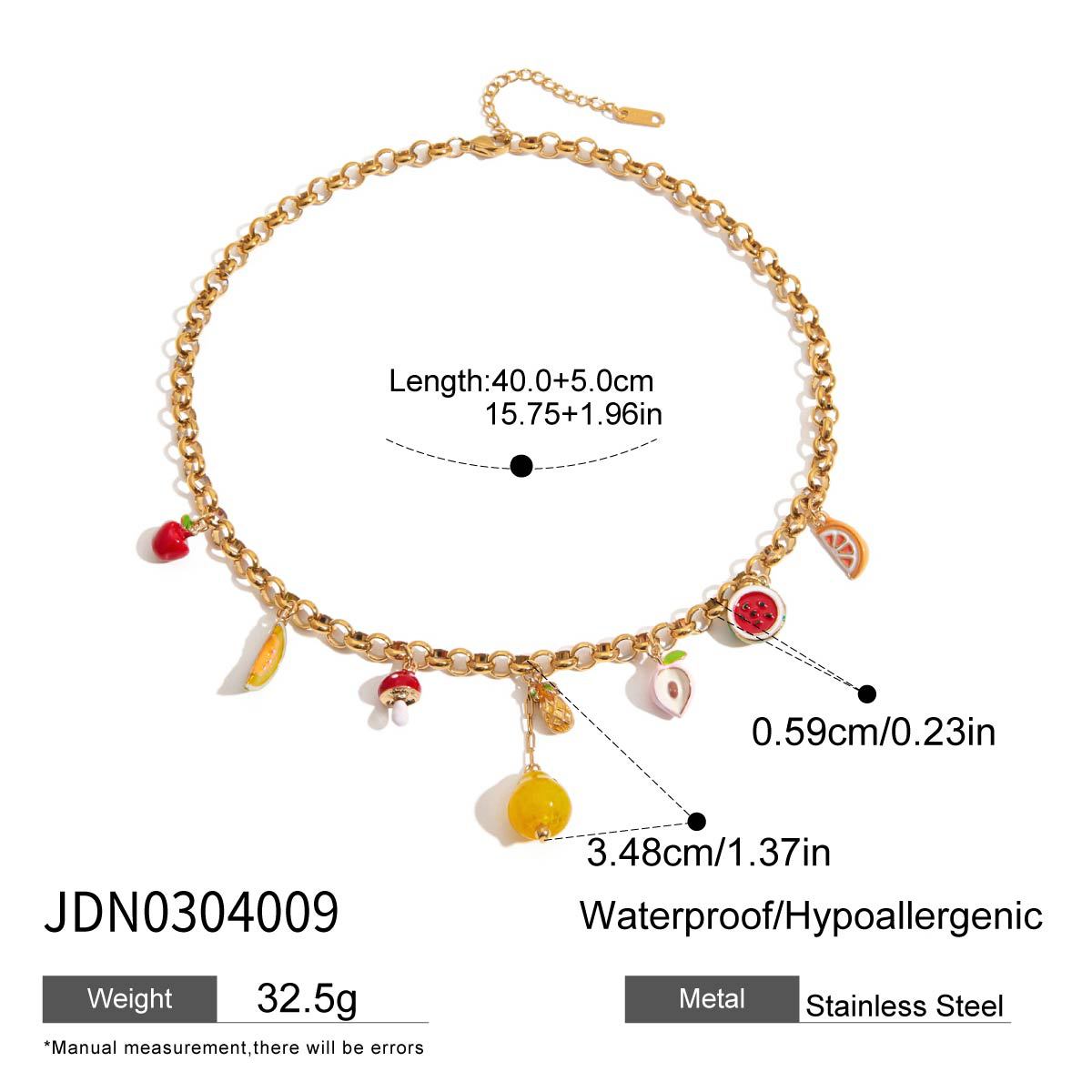 Damen Accessoire-Armband mit bunten Früchten und maritimen Anhängern Shop Nory