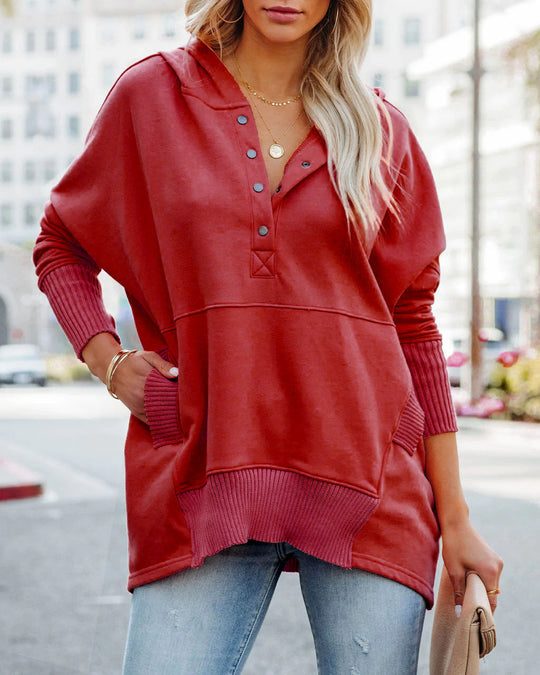 Damen Oversized Kapuzenpullover