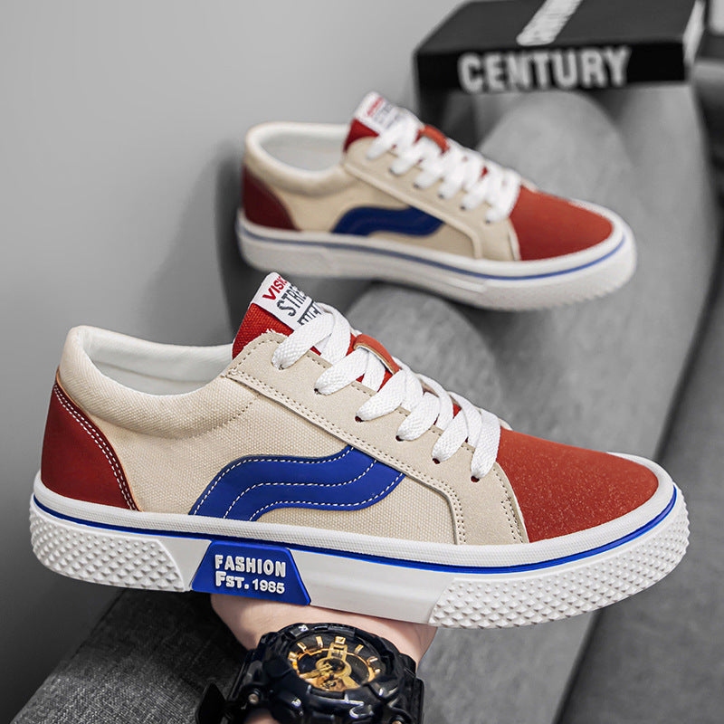 Damen Sneaker mit robustem Canvas-Obermaterial und dämpfender Sohle