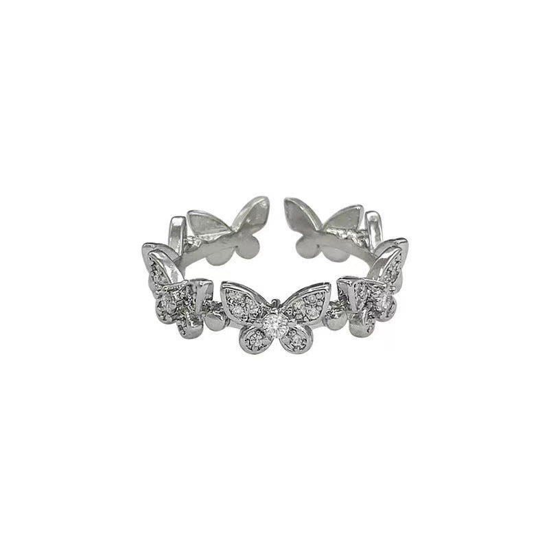 Damen eleganter und funkelnder Ring mit Zirkonia Shop Nory