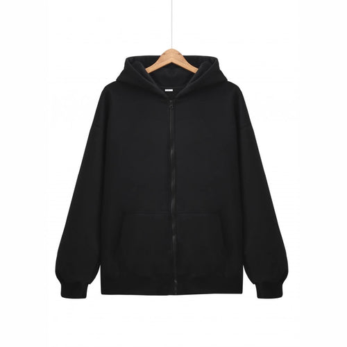 Unisex nan leichter Reißverschluss-Hoodie mit innen angerautem French-Terry, flachen Nähten und Kängurutaschen Shop Nory