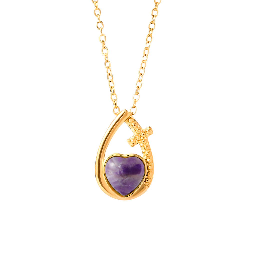 Damen Halskette mit herzförmigem Anhänger Shop Nory