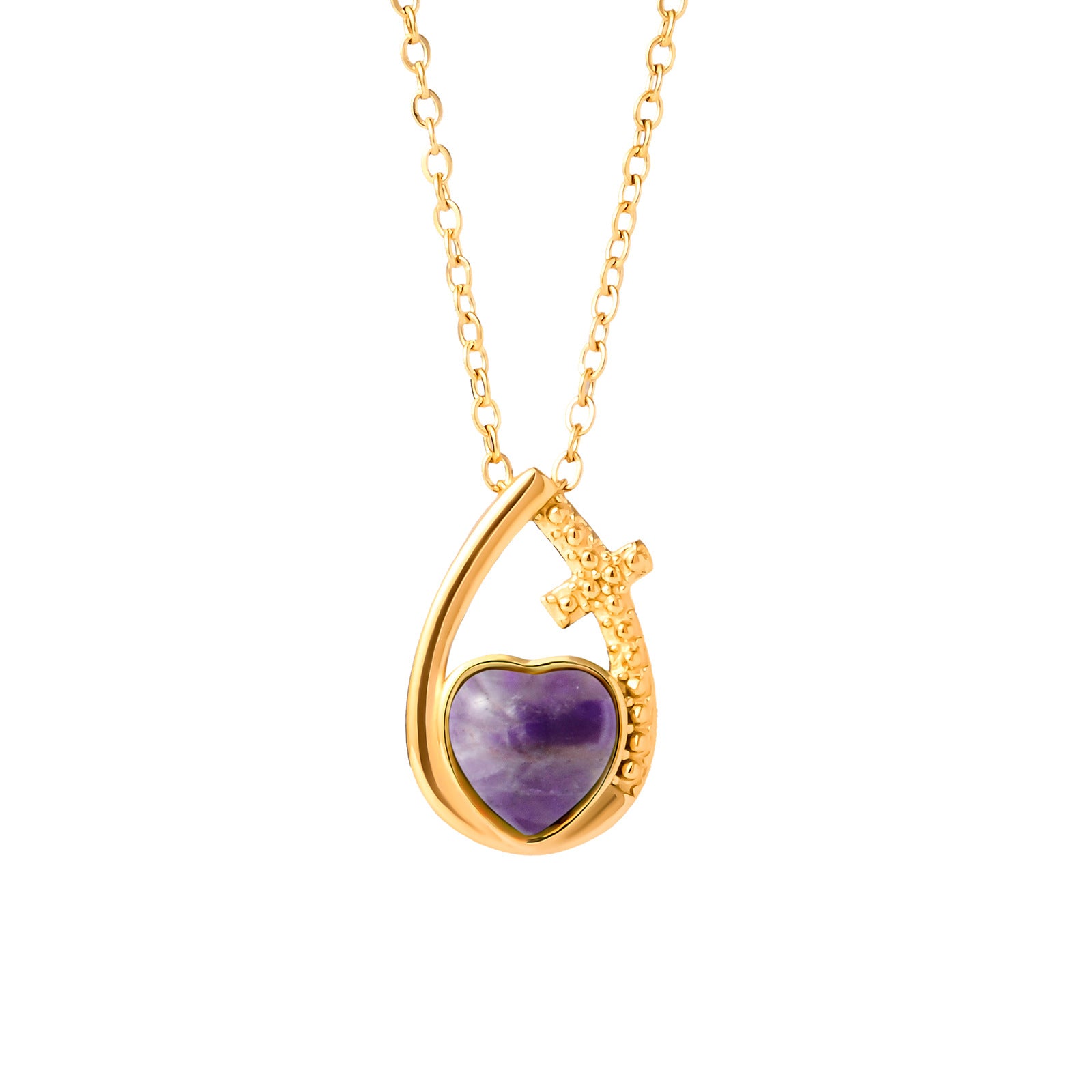 Damen Halskette mit herzförmigem Anhänger Shop Nory