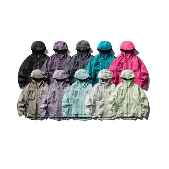 Unisex Leichte Softshell-Outdoorjacke mit verstellbarer Kapuze, wasserabweisender Membran und ergonomischen Brusttaschen Shop Nory