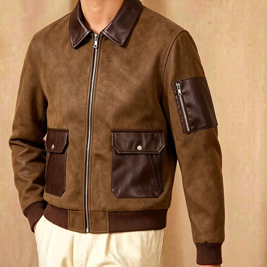 Herren Modische Chic Bomberjacke Shop Nory