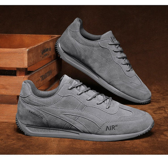 Damen Modische Sneakers mit hochwertiger Veloursleder-Oberfläche und rutschfester Sohle