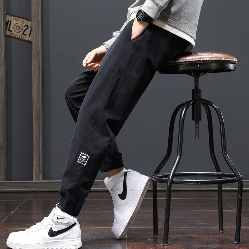 Herren Relaxed-Fit Joggerhose mit elastischem Bund, Kordelzug und Bündchen Shop Nory