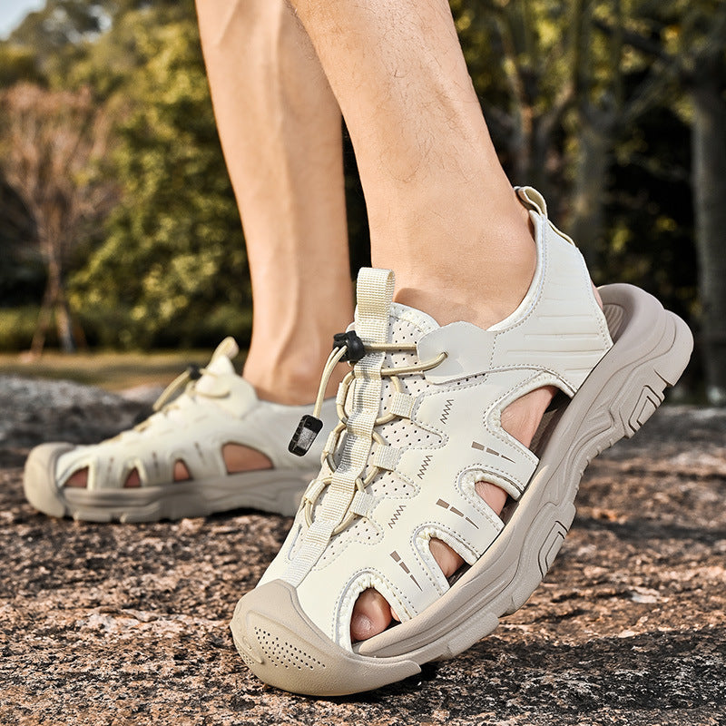 Herren Sportliche Outdoor-Sandalen mit rutschfester Sohle und verstellbarem Riemen