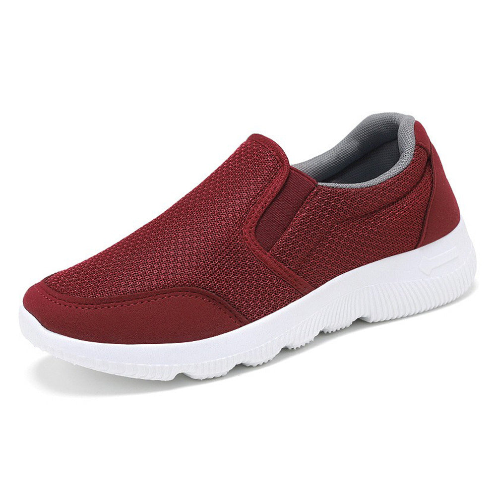 Herren nan atmungsaktiver Slip-On Freizeitschuh mit dehnbarem Einstieg, gestricktem Mesh-Obermaterial und stoßdämpfender EVA-Sohle Shop Nory