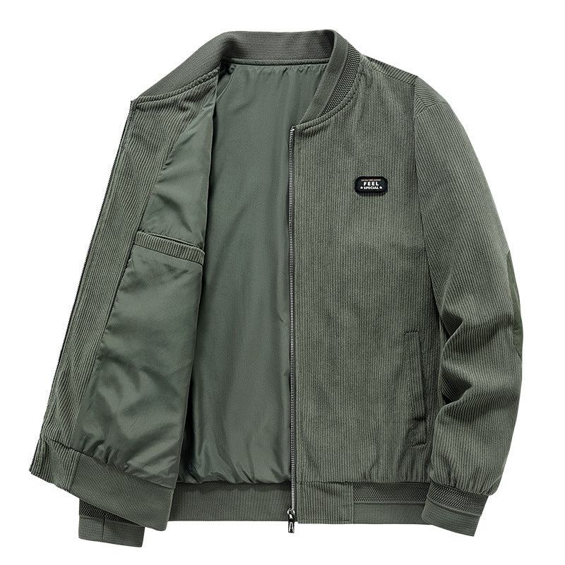 Herren Modische Cordjacke mit komfortablem Innenfutter Shop Nory
