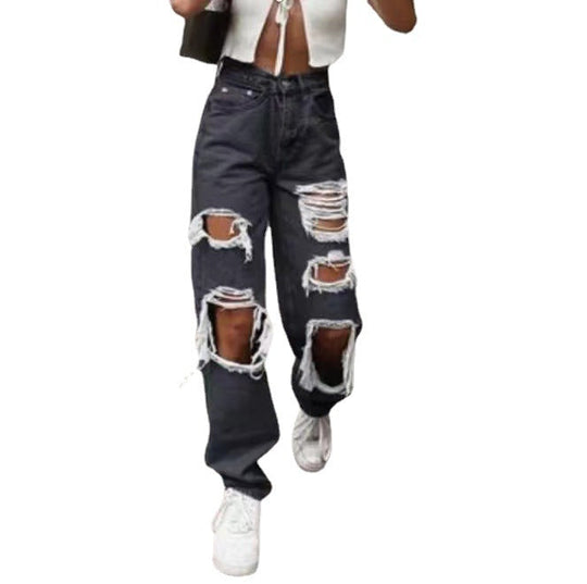 Damen Destroyed Jeans