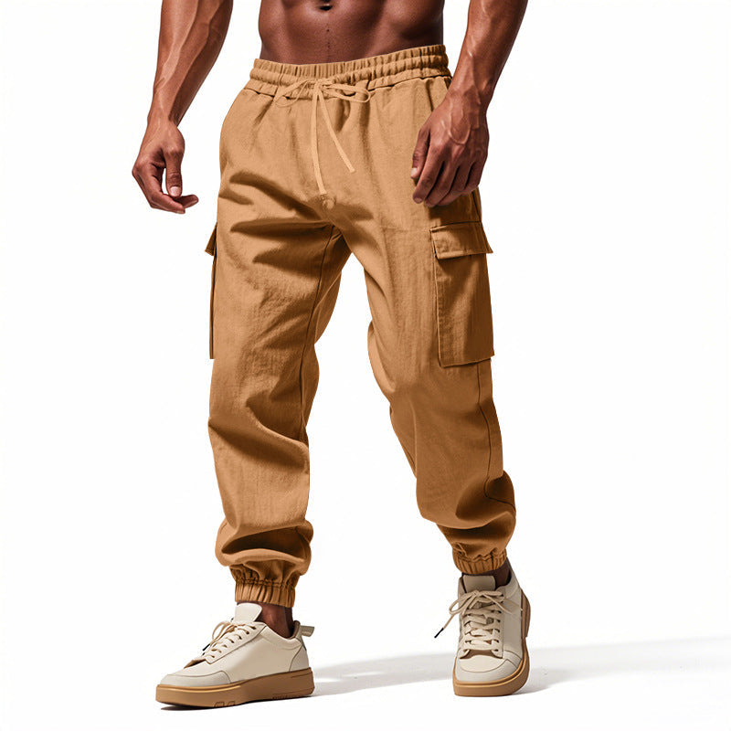 Herren Cargo-Hose mit elastischem Bund und praktischen Seitentaschen